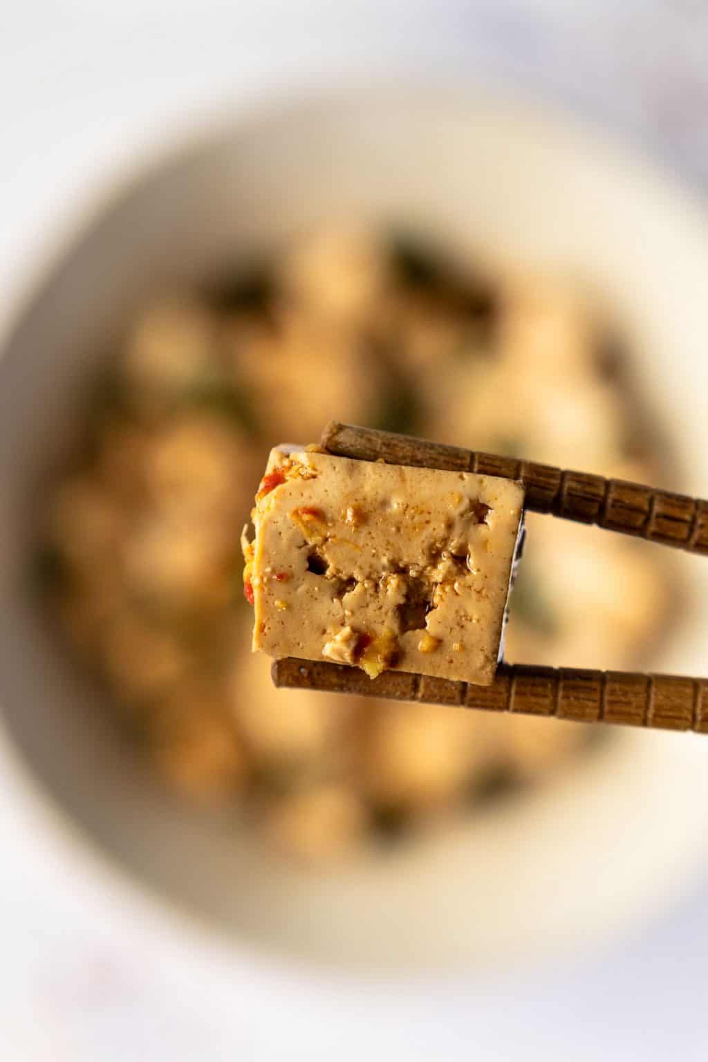 Quick & Easy Marinated Raw Tofu (+ VIDEO!) The Fruity Jem