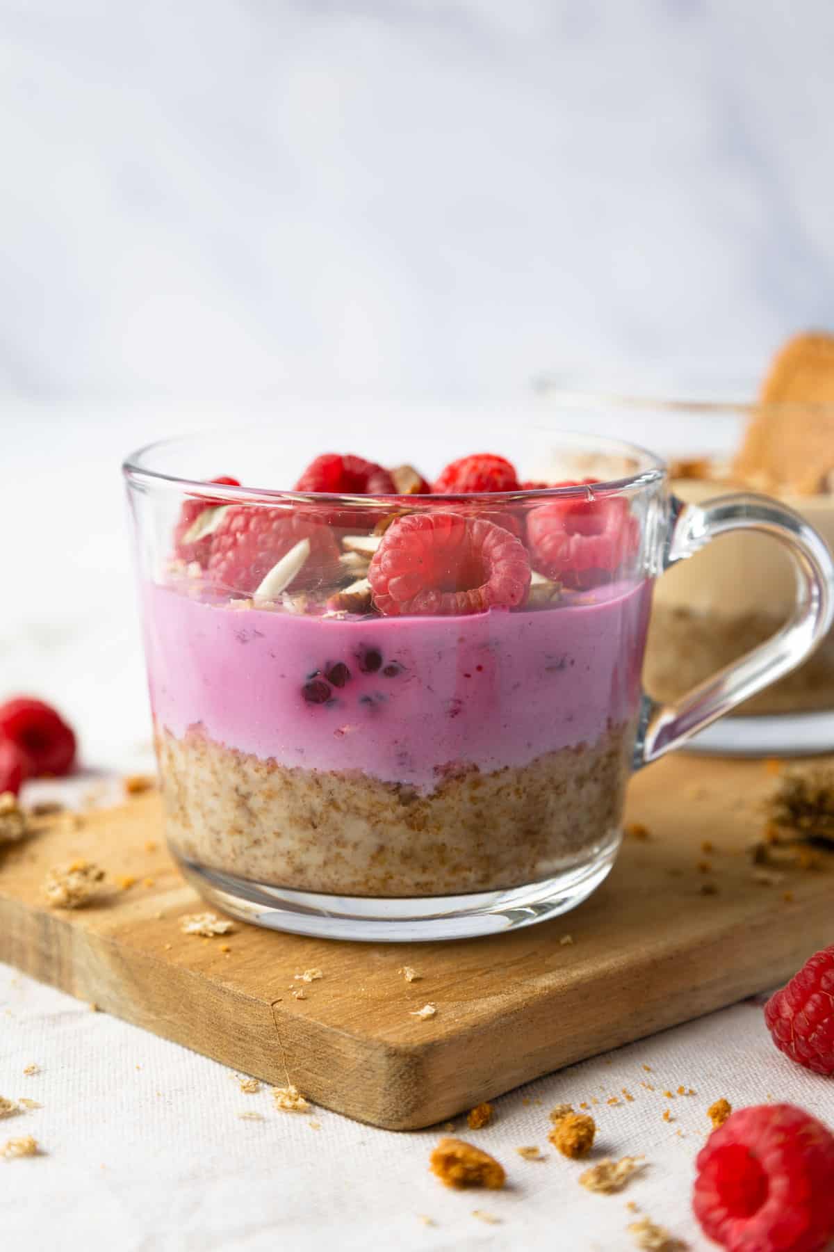 Weetabix Overnight Oats Cheesecake (Healthy, with Yogurt) | The Fruity Jem