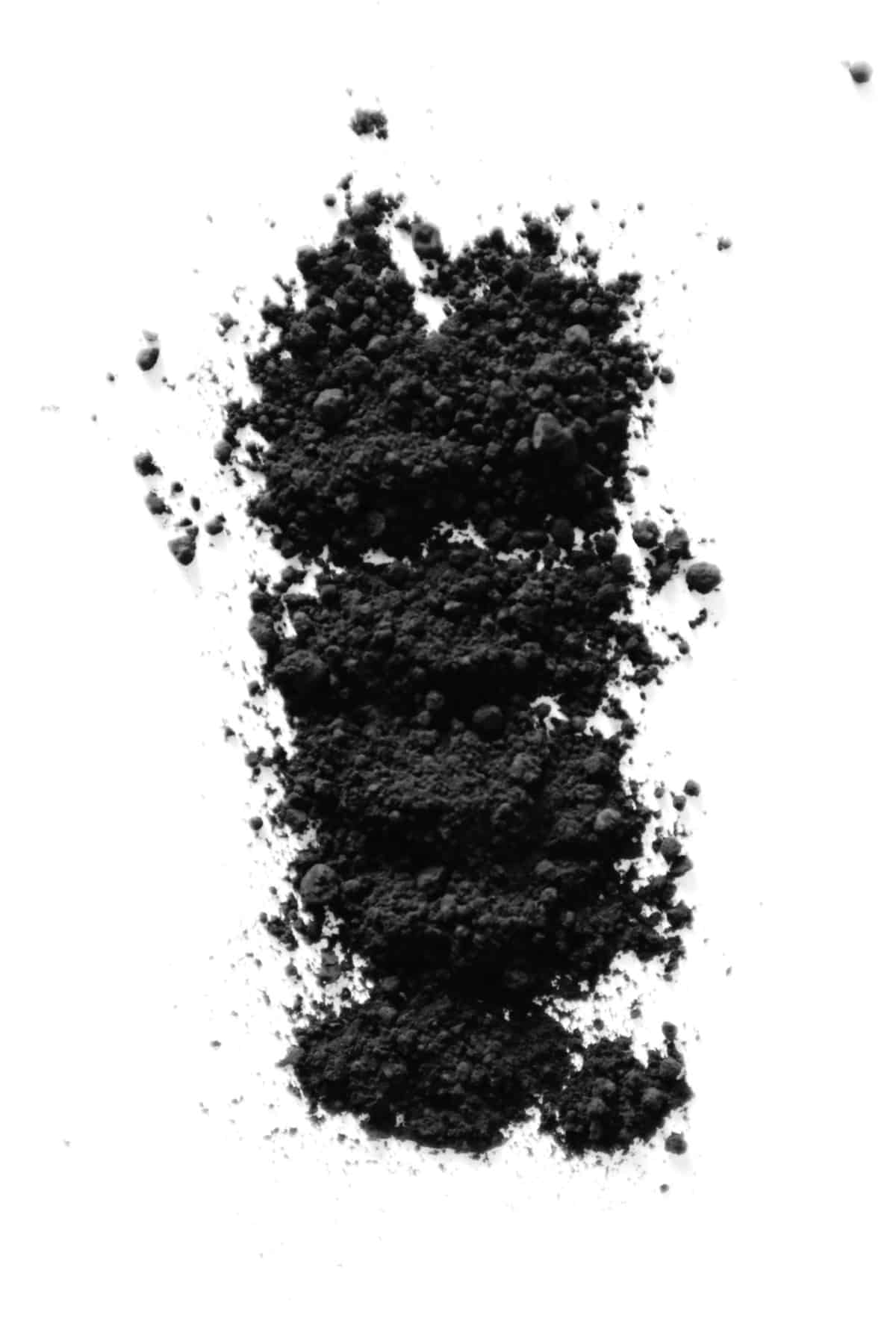 Activated charcoal powder.