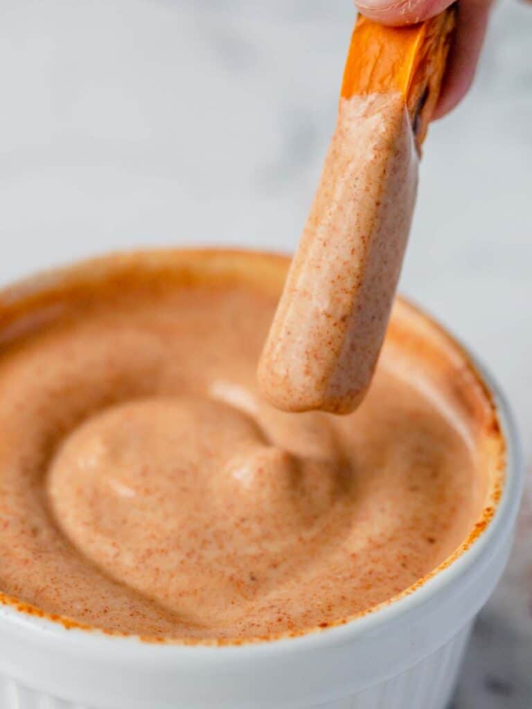 3-Minute Smoked Paprika Aioli (Mayo Dipping Sauce) | The Fruity Jem
