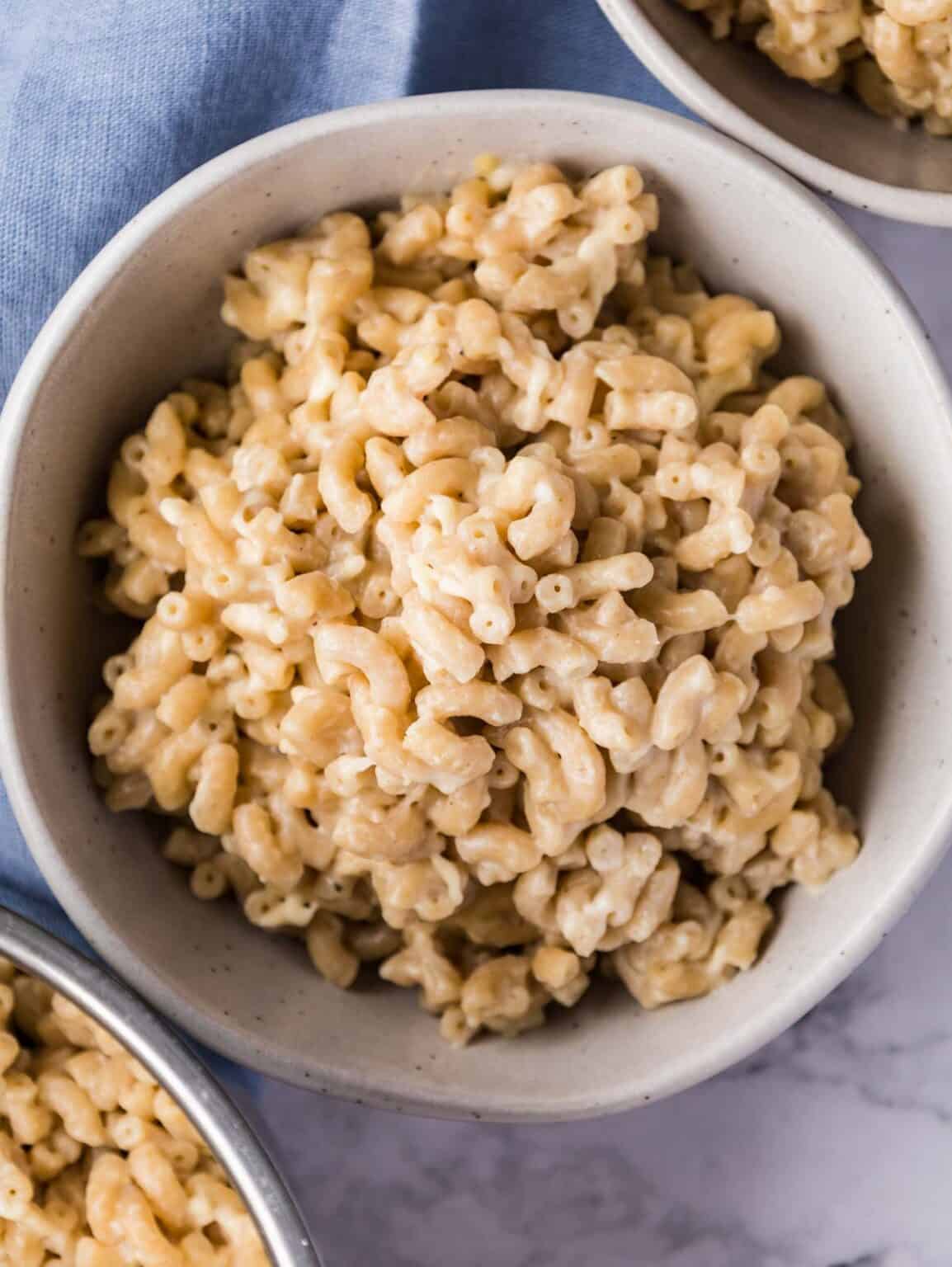 3Ingredient Almond Milk Mac and Cheese (Lactosefree, Vegan) The