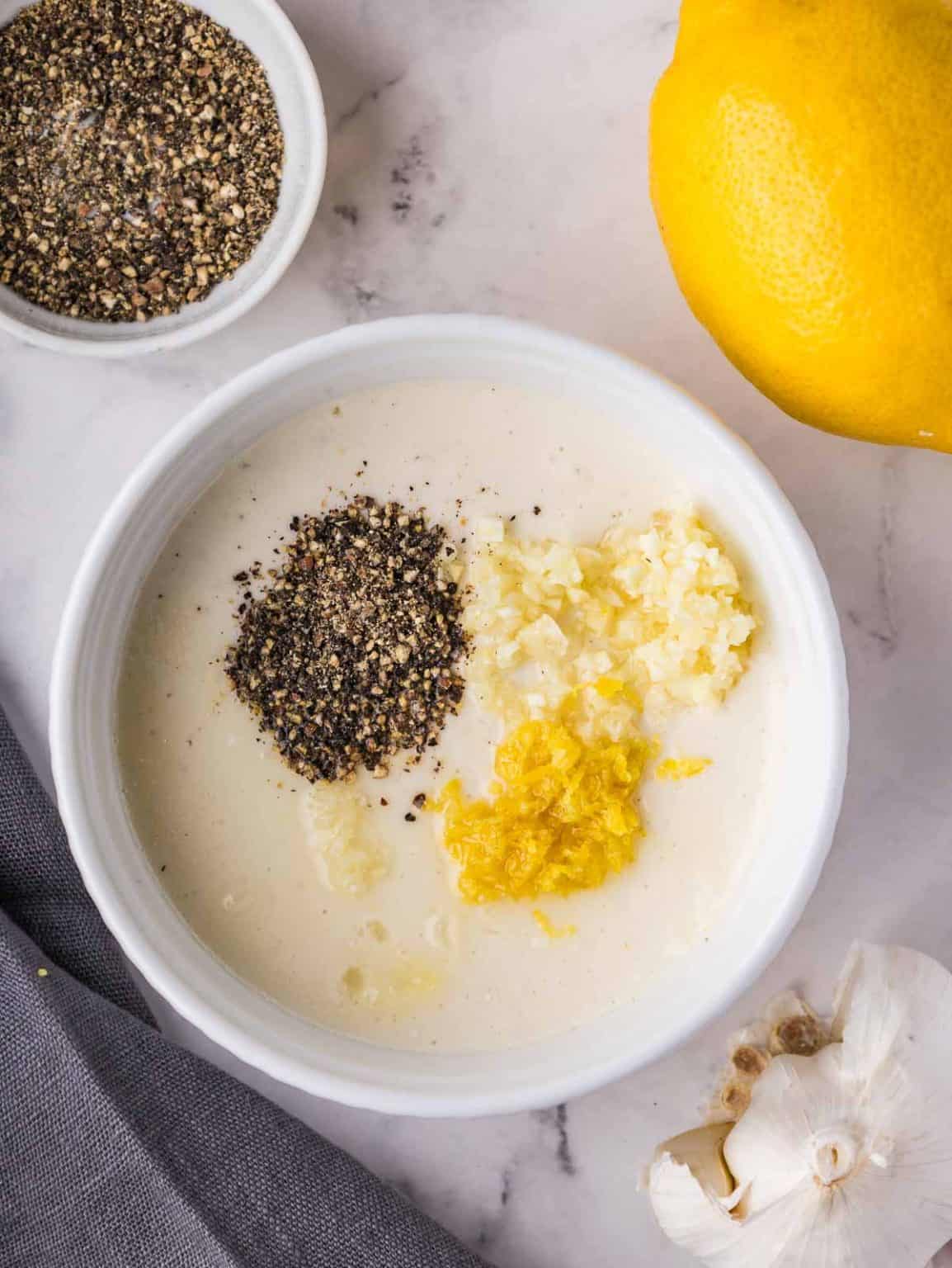 3Minute Black Pepper Aioli (Peppercorn Mayonnaise Sauce) The Fruity Jem