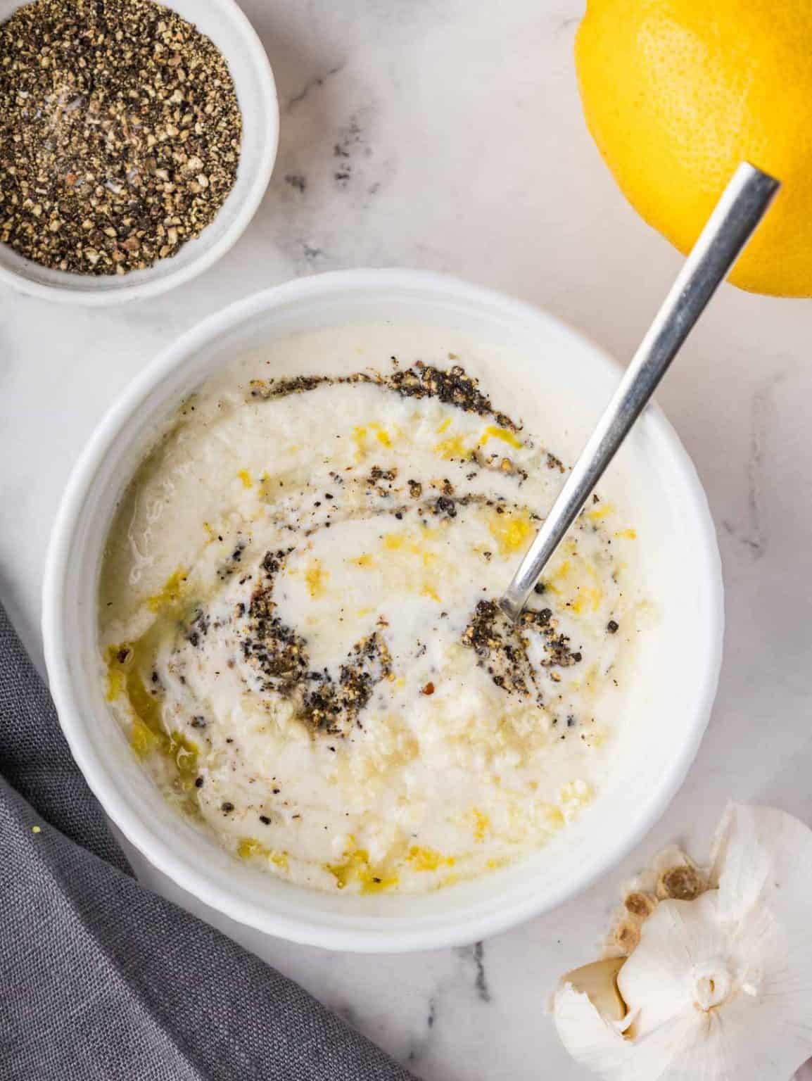 3Minute Black Pepper Aioli (Peppercorn Mayonnaise Sauce) The Fruity Jem