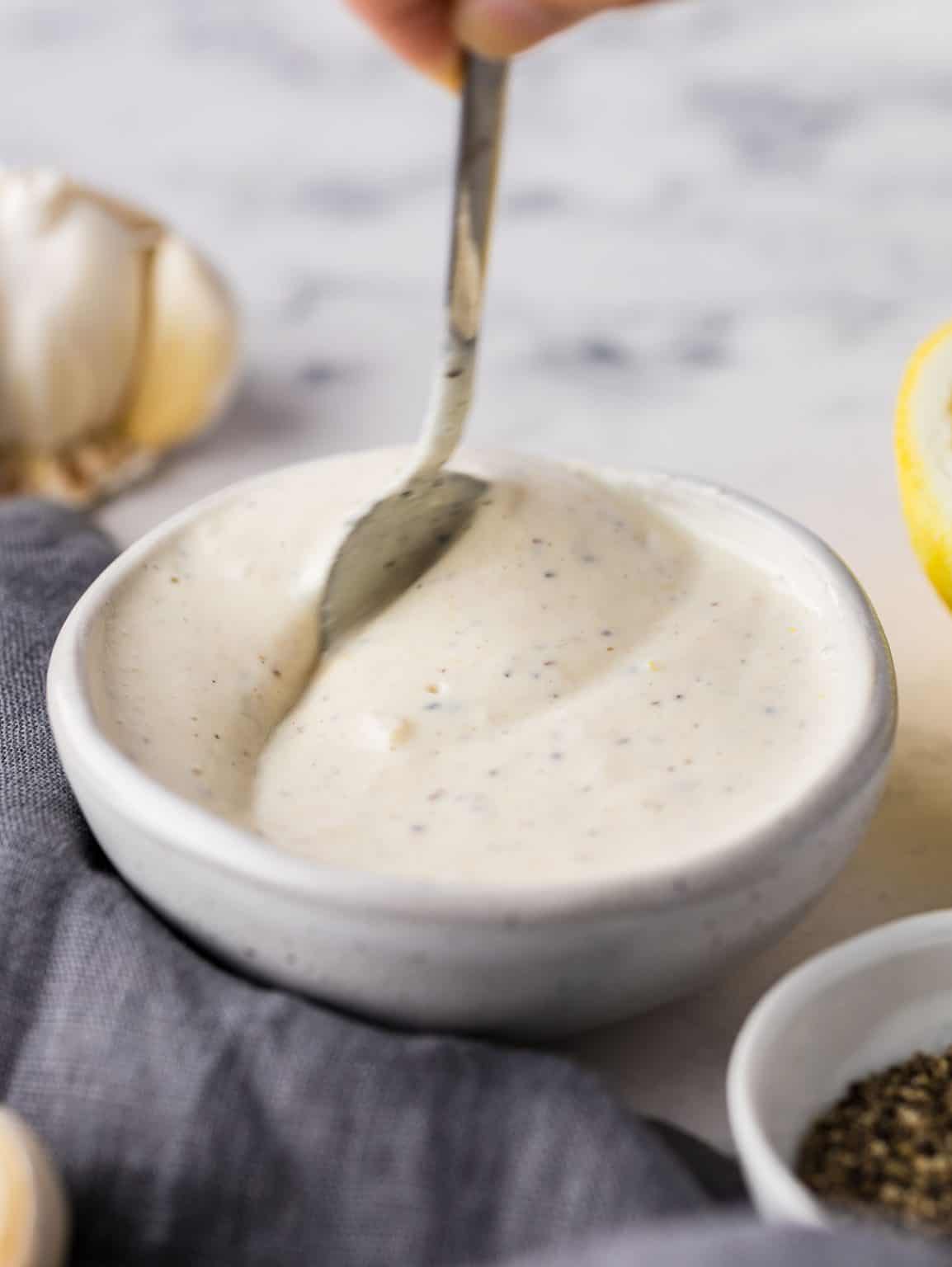 3Minute Black Pepper Aioli (Peppercorn Mayonnaise Sauce) The Fruity Jem