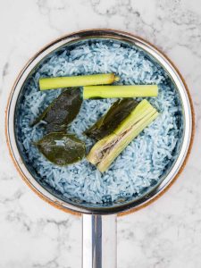 EASY Blue Butterfly Pea Flower Rice | The Fruity Jem