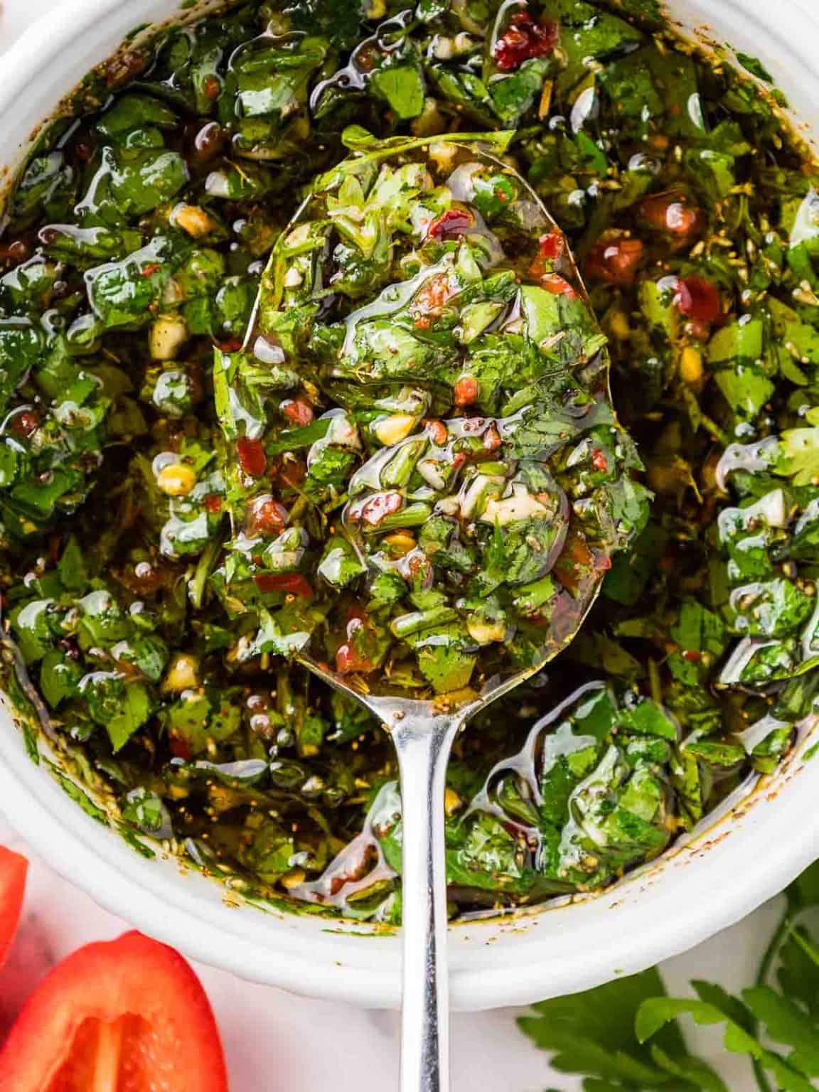 The BEST Spicy Chimichurri Sauce The Fruity Jem the-best-spicy-chimichurri-sauce-the-fruity-jem