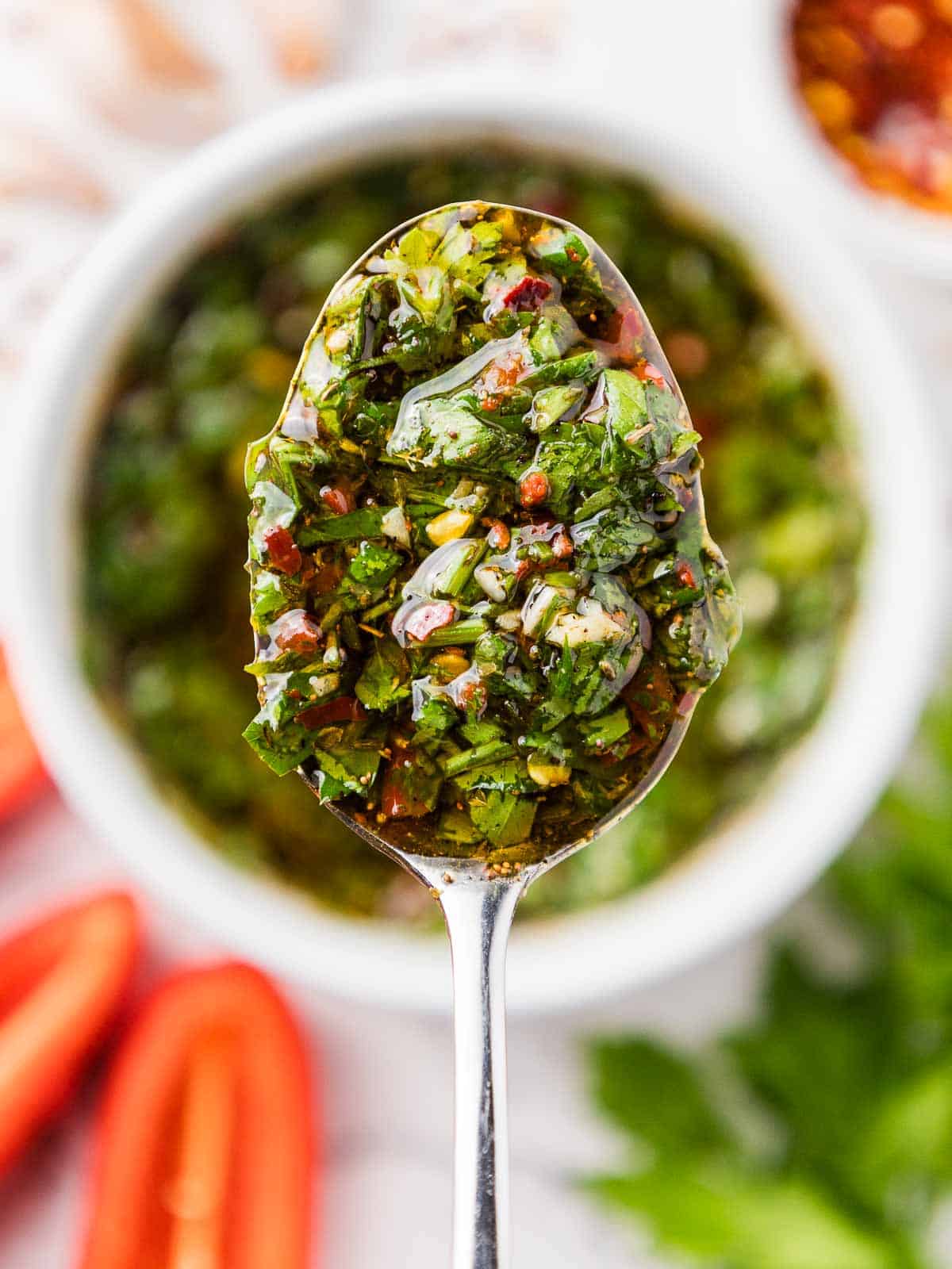 The BEST Spicy Chimichurri Sauce The Fruity Jem The BEST Spicy Chimichurri Sauce The Fruity Jem